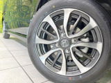 【純正14インチアルミホイール】外観にマッチした純正アルミホイールを装着しております。各種社外アルミホイールや、スタッドレスタイヤも取扱いしております。是非ご相談ください♪