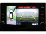 車両を上から見たような映像をナビ画面に表示するパノラミックビューモニターが付いています。
