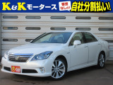 【中古車情報】トヨタ クラウンハイブリッド 3.5 アニバーサリーエディション 後期 特別仕様車 純正HDDナビ フルセグ の中古車詳細（走行距離：12.9万km、カラー：ホワイトパールクリスタルシャイン、販売地域：新潟県新潟市東区中興野）