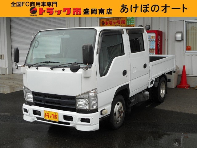 エルフ  3.0 ダブルキャブ フルフラットロー ディーゼルターボ 4WD