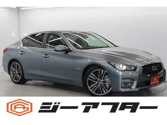 スカイライン3.5 350GT ハイブリッド タイプSP禁煙車 純正ナビ フルセグ 全周囲カメラ