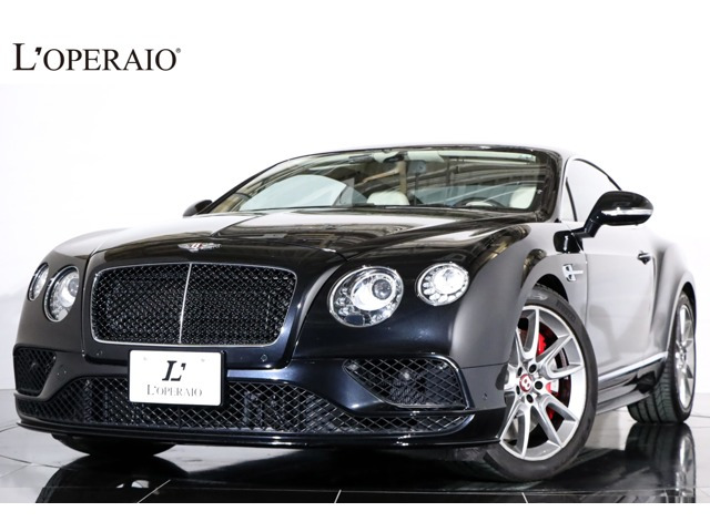 コンチネンタルGTV8 S 4WD後期 白/黒革 純正20インチAW マッサージ機