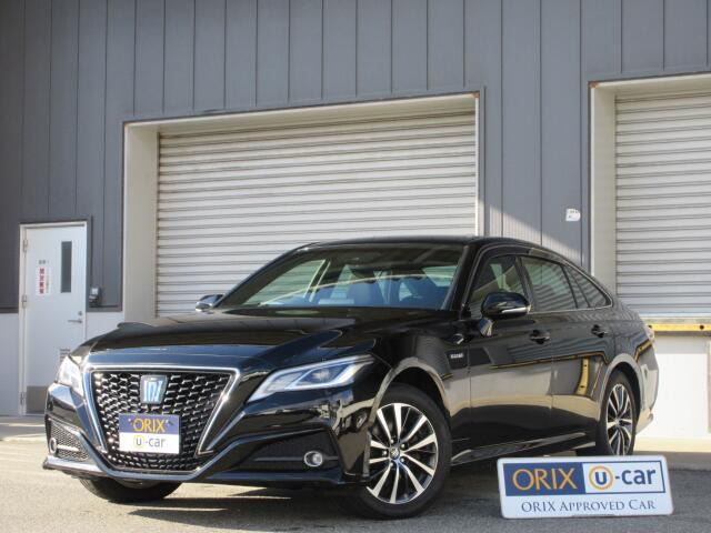 クラウンハイブリッド 2.5 S Four Cパッケージ 4WD衝突被害軽減システム ETC ナビ