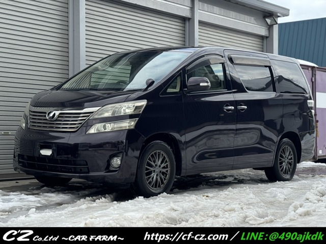 ヴェルファイア2.4 X 4WD夏冬タイヤ ナビ TV Bカメラ Bluetooth