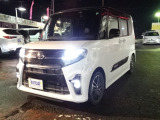 ダイハツ タントカスタム RS  社外メモリーナビフルセグバックカメラスマ