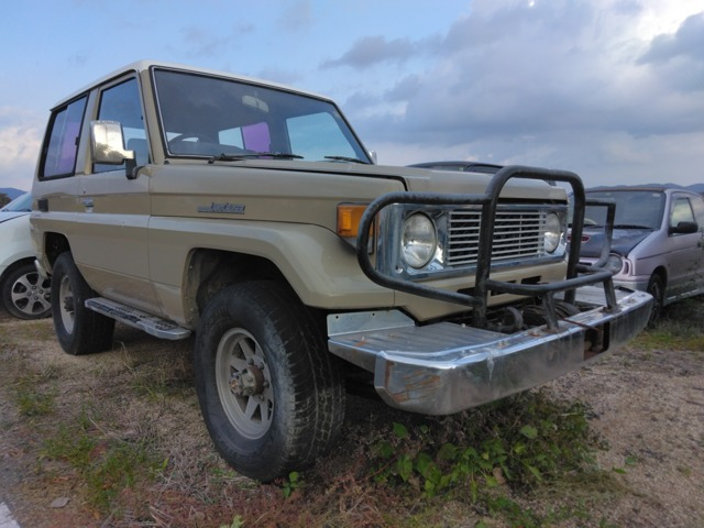 ランドクルーザー70 3.4 LX ディーゼル 4WD 5MT 5速マニュアル 外アルミ グリルガード