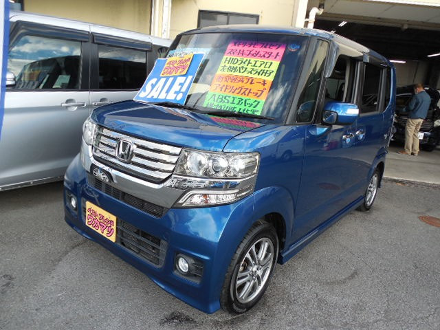 N-BOX+カスタムG Aパッケージアイドリングストップ・衝突軽減ブレーキ