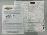 記録簿等も完備されております!前オーナーさんの扱いの良さが分かりますね♪