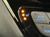 【シートヒーター】運転席と助手席をそれぞれ独立して操作でき、無段階に温度調節も可能なため、座る人と室内温度にあわせた快適