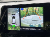 【アラウンドビューモニター】専用のカメラにより、上から見下ろしたような視点で360度クルマの周囲を確認することができます☆死角部分も確認しやすく、狭い場所での切り返しや駐車もスムーズに行えます。