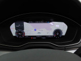 必要に応じてメーター内に地図や車両のインフォメーションなどを切り替え表示できる12.3インチバーチャルコクピット