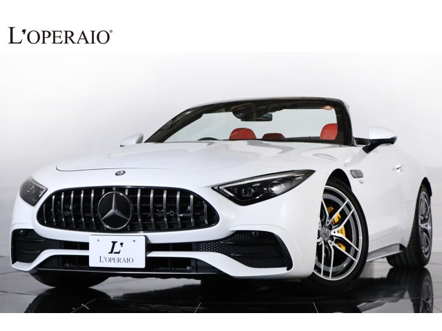 SLクラスAMG SL43 (BSG搭載モデル)1オーナー レッドペッパーレザー グレー幌