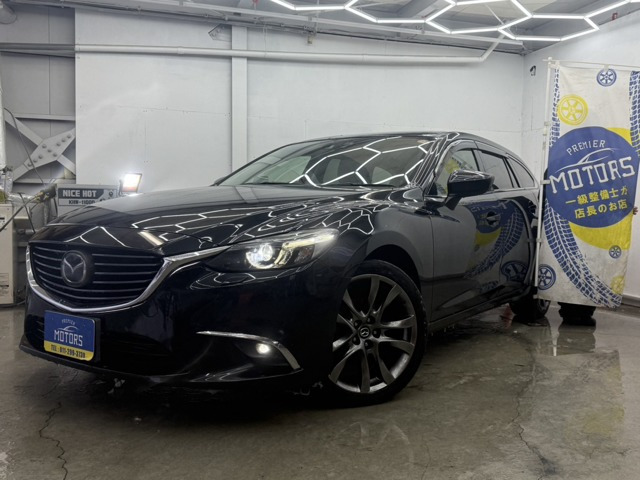 アテンザワゴン 2.2 XD Lパッケージ 4WD 自社分割/3年保証/事故無/白革シート/マツ