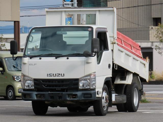 エルフ 2.6t 全低床 4WD ダンプ 内寸-長304x幅159x高37