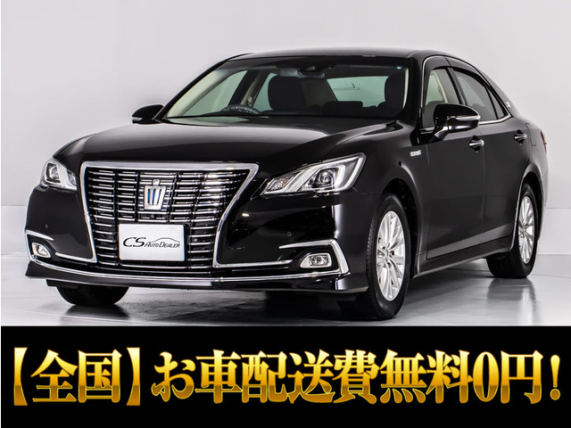クラウン ハイブリッド 2.5 RS 後期 後席モニター 黒本革 セーフティS