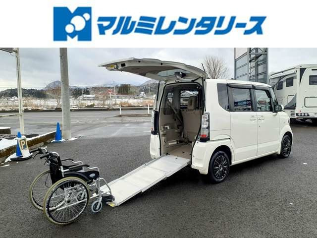 N-BOX+G Lパッケージ 車いす仕様車 4WDスロープ 電動ウインチ リモコン付