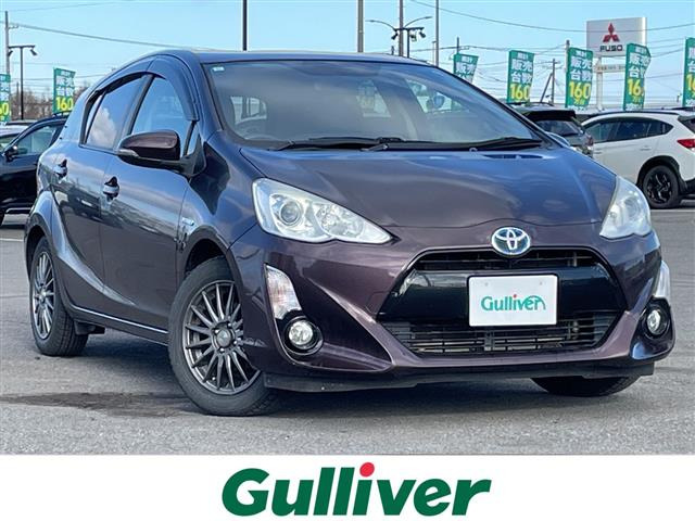 アクア 1.5 G ブラックソフトレザーセレクション 本革シート ワンオーナー