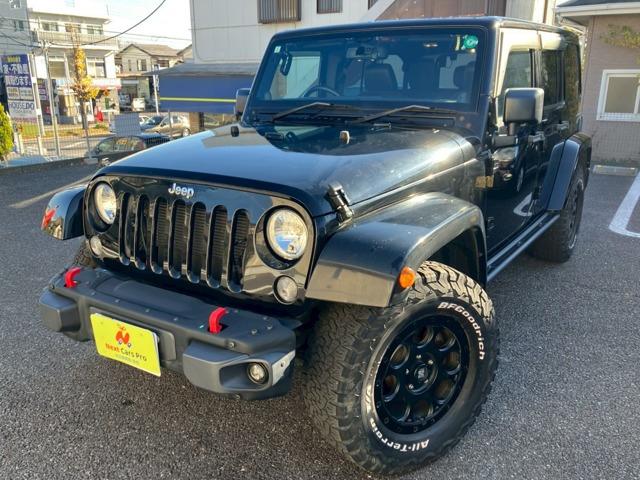 ラングラーアンリミテッド サハラ 4WD社外ナビ バックカメラ ETC 黒革シート