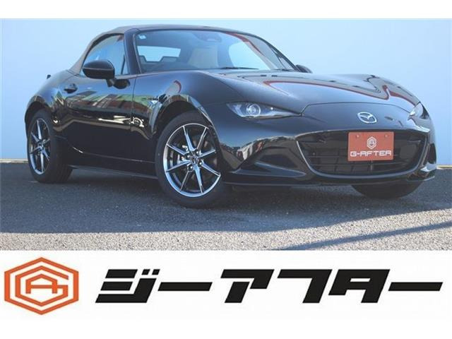 ロードスター1.5 S レザーパッケージ V セレクション禁煙車 6速MT 白革シート 純正ナビ