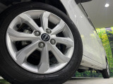 【純正14インチアルミホイール】外観にマッチした純正アルミホイールを装着しております。各種社外アルミホイールや、スタッドレスタイヤも取扱いしております。是非ご相談ください♪