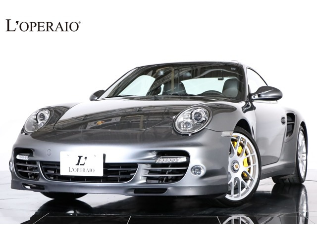 911ターボS PDK 4WD1オーナー 後期 グレー×黒革 サンルーフ