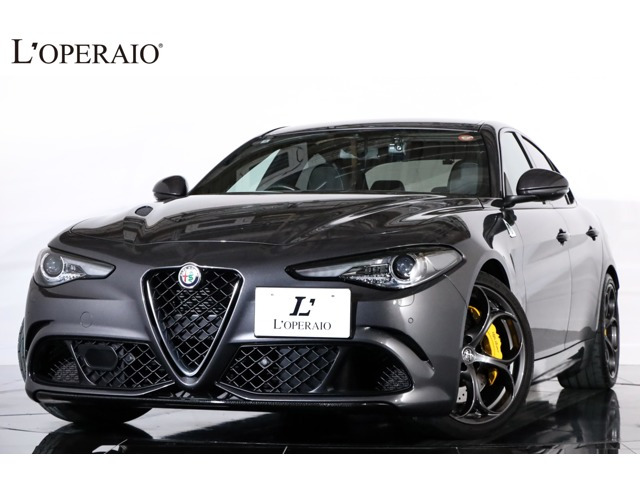 ジュリア2.9 V6 ビターボ クアドリフォリオイエローキャリパー アクティブサス EBM カ