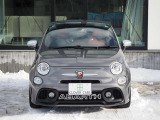 アバルト595 ツーリズモ 赤革・禁煙車・純正ディスプレイオーディオ