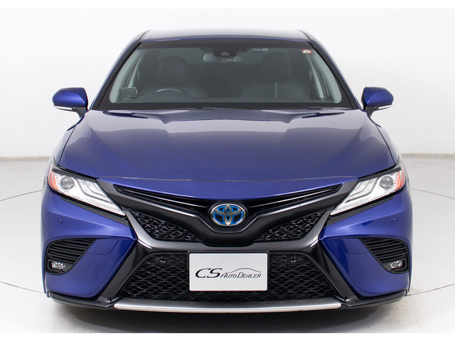 カムリハイブリッド2.5WS 禁煙 サンルーフ 記録簿8枚 BSM レーダーC