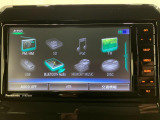 【ナビ】TV CD/DVD再生やBluetoothオーディオなど多彩なメディアに対応したメモリーナビを装備しています。