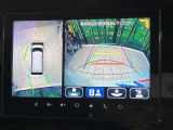 【360&deg;ビューモニター】専用のカメラにより、上から見下ろしたような視点で360度クルマの周囲を確認することができます☆死角部分も確認しやすく、狭い場所での切り返しや駐車もスムーズに行えます。