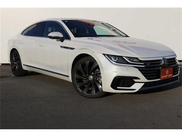 アルテオンTSI 4モーション Rライン アドバンス 4WD禁煙車 黒革シート 純正ナビ フルセグTV