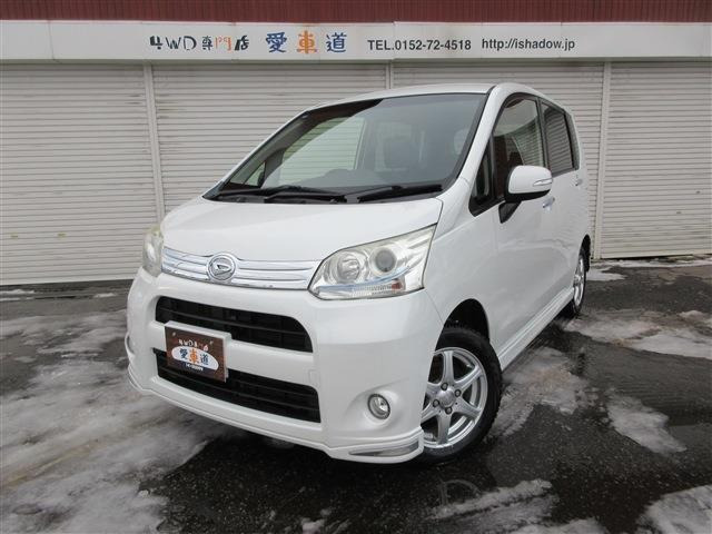 ムーヴカスタムX リミテッド 4WD純正ナビTV バックカメラ 純正エンスタ