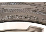 225/55R18    車両装着タイヤサイズです。 タイヤのご相談も石川トヨペットカローラにお任せください