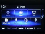 フルセグテレビ搭載。DVD・CD再生・SDカード・Bluetoothにも対応しています。