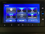 ナビゲーションはフルセグTV、インターナビ対応のGathers純正メモリーナビを搭載しています。Bluetoothオーディオ機能がありますので、スマートフォンなどの音楽も再生できます。