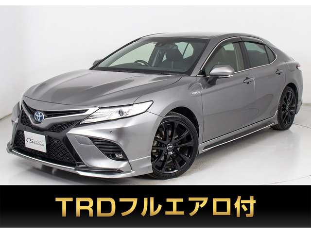カムリ2.5 WS レザーパッケージTRDエアロ&AWカスタム黒本革 禁煙