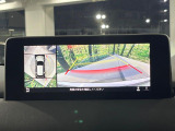 【360&deg;ビューモニター】専用のカメラにより、上から見下ろしたような視点で360度クルマの周囲を確認することができます☆死角部分も確認しやすく、狭い場所での切り返しや駐車もスムーズに行えます。