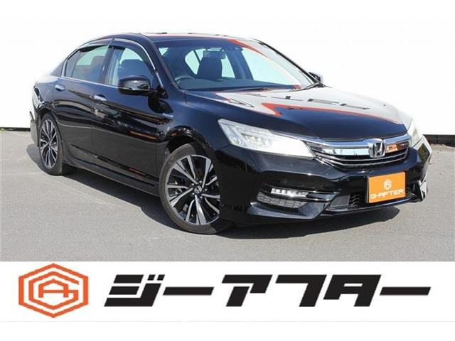 アコード2.0 ハイブリッド EX禁煙車 黒革シート 純正ナビ フルセグTV