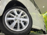 【純正14インチアルミホイール】外観にマッチした純正アルミホイールを装着しております。各種社外アルミホイールや、スタッドレスタイヤも取扱いしております。是非ご相談ください♪
