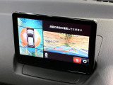 【360&deg;ビューモニター】専用のカメラにより、上から見下ろしたような視点で360度クルマの周囲を確認することができます☆死角部分も確認しやすく、狭い場所での切り返しや駐車もスムーズに行えます。