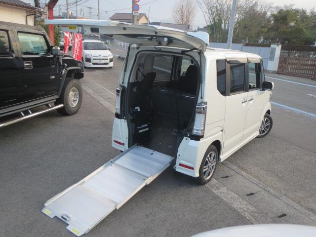 N-BOX+カスタム G 車いす仕様車 スロープ ナビ カメラ