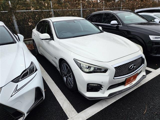 スカイライン3.5 350GT ハイブリッド タイプSP禁煙車 ニスモエアロ 純正ナビ フルセグ