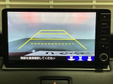 バックでの車庫入れも安心です! リアカメラが付いているバックモニター付のナビを装備しております。操作線もついており距離感も画面から確認できます。