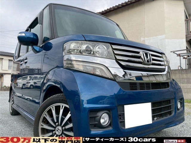 N-BOXカスタム G ターボ パッケージ SDナビ DVD ETC バックカメラ