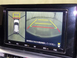 パノラミックビューモニターシステムが付いているので車の上から見た映像が確認できますよ。 一目で車両周辺の情報を確認できますが、直接安全をご確認下さい。