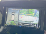 【アラウンドビューモニター】専用のカメラにより、上から見下ろしたような視点で360度クルマの周囲を確認することができます☆死角部分も確認しやすく、狭い場所での切り返しや駐車もスムーズに行えます。