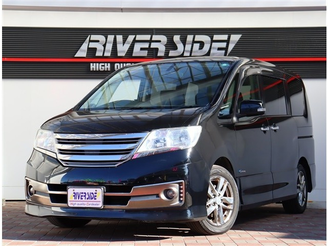 セレナ2.0 ライダー ブラックライン S-HYBRID純正メモリーナビフルセグバックカメラスマ