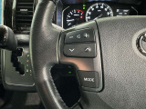 ステアリングスイッチ装備!運転しながら手元でオーディオの操作などができます。