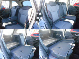 リアシートはアームレスト付きでゆったり座っていただけます!!また6:4分割式で前倒しフラット可能!!大きなお荷物にも対応可能でとっても便利!!トランクは汚れ等に強い撥水ボード仕様です!!!