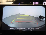 後方確認に便利なバックカメラ装備!!狭い駐車場や後方が確認しづらい場所に駐車するときや、車を切り返す時に便利な装備です!